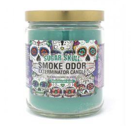 Smoke Odor Exterminator Candle, 13oz, Sugar Skull