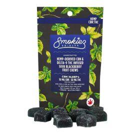 Smokiez Delta 9 Gummiez- 10PK, Sour Blackberry, 100 mg