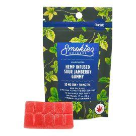 Smokiez Delta 9 Scored Gummiez- 1PK, Sour Jamberry, 100 mg