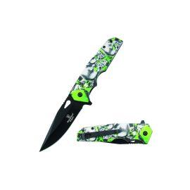 Snake Eye Spring Assist Knife, Skull