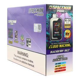 Spaceman SP40000 Disposable (5CT), Blackberry Razz, 5%