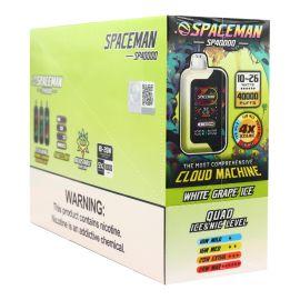 Spaceman SP40000 Disposable (5CT), White Grape Ice, 5%