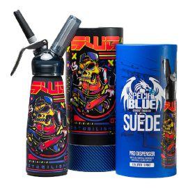 Special Blue Whipped Cream Dispenser, Cyber Punk, 1 Pint