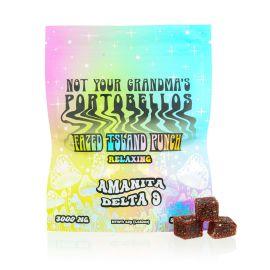 STNR Amanita/Delta 9 Relaxing Blend Gummies- 6PK, Fazed Island Punch, 3000MG