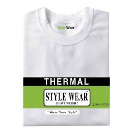 Style Wear Thermal Long Sleeve Shirts (6CT), White, 5XL