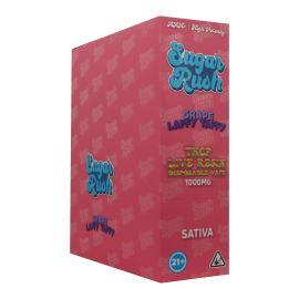 Sugar Rush THCP Live Resin Disposable (5CT), Grape Laffy Taffy (Sativa), 1 g