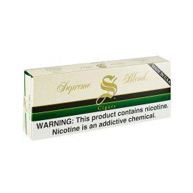 Supreme Blend Cigars- 20PK (10CT), Menthol, 100 mm Soft