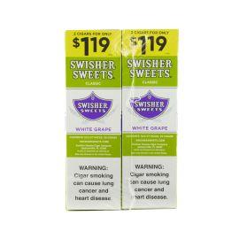 Swisher Sweets Pre-Priced Cigarillos- 2PK (30CT), 2/$.99, White Grape