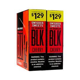 Swisher Sweets Black Pre-Priced Plastic Tip Cigarillos- 2PK (15CT), 2/$1.29, Cherry