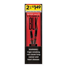 Swisher Sweets Black Pre-Priced Plastic Tip Cigarillos- 2PK (15CT), 2/$1.49, Black Cherry