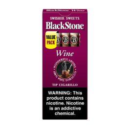 Swisher Sweets Blackstone Plastic Tip Cigarillo- 10PK (10CT), Wine