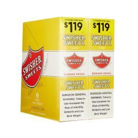 Swisher Sweets Pre-Priced Cigarillos- 2PK (30CT), 2/$1.19, Banana Smash
