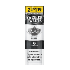 Swisher Sweets Pre-Priced Cigarillos- 2PK (30CT), 2/$1.19, Black