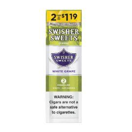 Swisher Sweets Pre-Priced Cigarillos- 2PK (30CT), 2/$1.19, White Grape