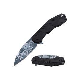 Tac Force Spring Assist 3.5in Knife, Black, 8in