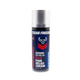 Texas Freedom CBD Blue Extreme Pain Relief Cream