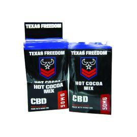 Texas Freedom CBD CBD Hot Cocoa (10CT), Chocolate, 50 mg
