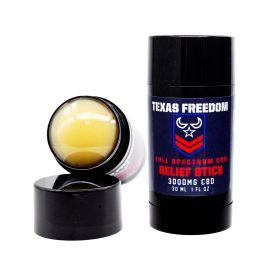 Texas Freedom CBD Relief Salve Twist Up Stick, 3000 mg