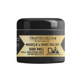 The Trusted Lab D9 + CBD Muscle & Joint Salve, 2oz, 580mg