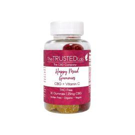 The Trusted Lab Happy Mood CBG Gummies, Peach Lemonade, 750 mg
