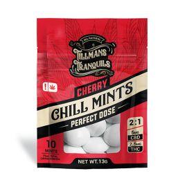 Tillman's Tranquils Chill 2:1 D9 + CBD Mints- 10PK, Cherry, 75 mg