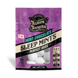 Tillman's Tranquils Sleep 2:2:1 CBD + CBN + D9 Mints- 10PK, Mint Chocolate, 125 mg