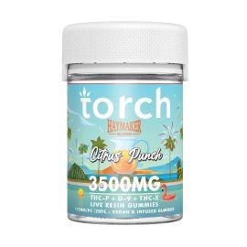 Torch Delta 9 Live Resin Haymaker Gummies- 20PK, Citrus Punch, 3500 mg