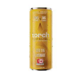 Torch D9 + CBD Infused Seltzer, Ice Tea Lemonade, 15 mg