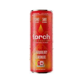 Torch D9 + CBD Infused Seltzer, Strawberry Lemonade, 15 mg