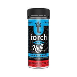 Torch Delta 9 + THCP Hulk Gummies- 20PK, Sour Blue Razz, 15,000 mg