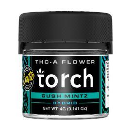 Torch Exotic Grown Indoor THC-A Flower, Gush Mintz (Hybrid), 4G