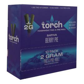 Torch Hashhole THCA Preroll (10CT), Berry Pie (Sativa), 2 g