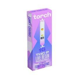 Torch THCP Live Resin Disposable (5CT), Funky Charms (Hybrid), 1 g