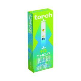Torch THCP Live Resin Disposable (5CT), Sour Diesel (Sativa), 1 g