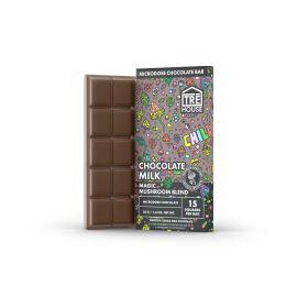 TRE House Magic Mushroom Chocolate Bar, Chocolate Milk