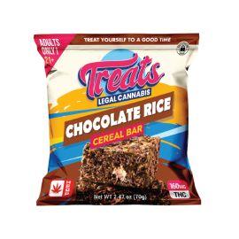 Treats D9 Infused Puffed Rice Cereal Bar, Chocolate, 160 mg