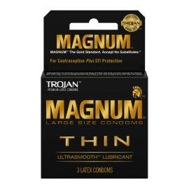 Trojan Magnum Condoms- 3PK (6CT), Lubricated, Thin