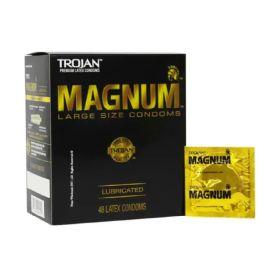 Trojan Magnum Condoms (48CT), Magnum, Lubricated