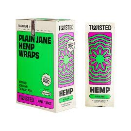 Twisted Hemp Wraps- 4PK (15CT)