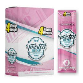Twisted Hemp Wraps- 4PK (15CT), Bubble Pop
