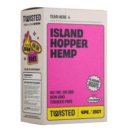 Twisted Hemp Wraps- 4PK (15CT), Island Hopper
