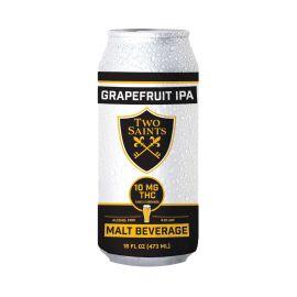 Two Saints D9 Infused Malt Beverage, Grapefruit IPA, 10 mg