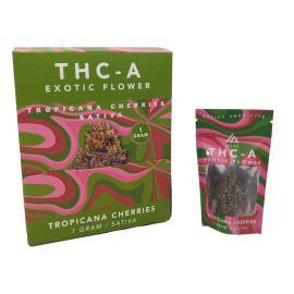 Uplift CBD Exotic THCA 1g Flower Display (28CT), Tropicana Cherries, 1 g
