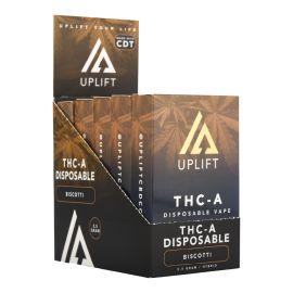 Uplift THCA + THCP + THCH + Delta 8 Disposables (5CT), Biscotti, 3.5 g
