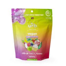 Urb Delta 10 + Delta 8 THC  Gummies- 35PK, Mixed Variety, 1750 mg