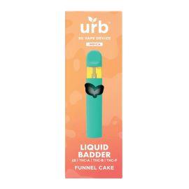 Urb Delta 8 Liquid Badder Disposable (6CT), Funnel Cake, 3 g