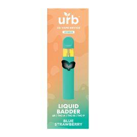 Urb Delta 8 Liquid Badder Disposable (6CT), Blue Strawberry, 3 g