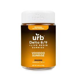 Urb Delta 8 + Delta 9 THC Gummies- 35PK, Voodoo Sunrise, 3500mg