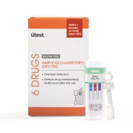 Utest Multi Panel Drug Test, Saliva, 6 PANEL