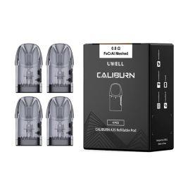 Uwell Caliburn A3S Replacement Pods- 4PK, 0.8OHM